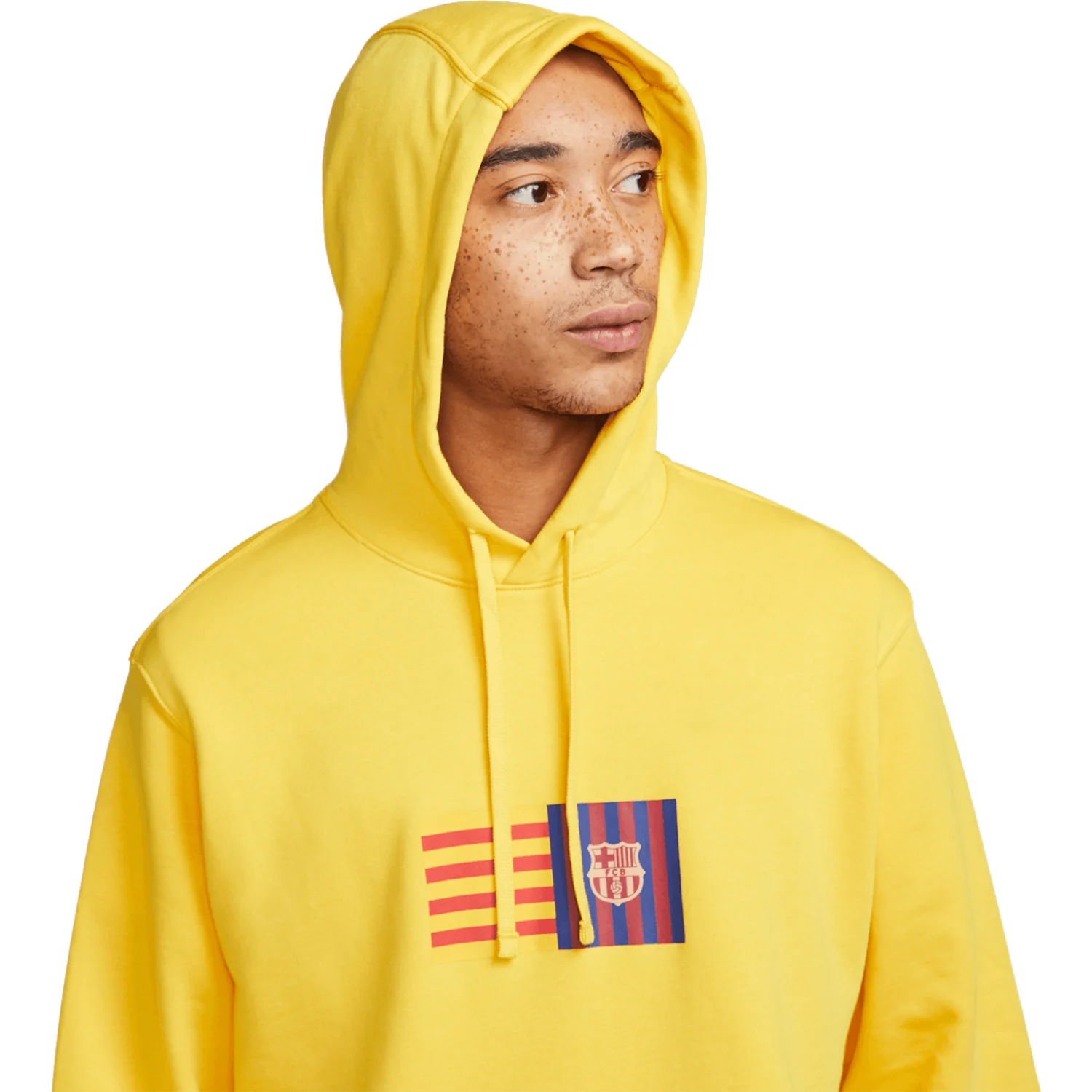 Nike FC Barcelona Men's Club Fleece Hoodie - Image 3