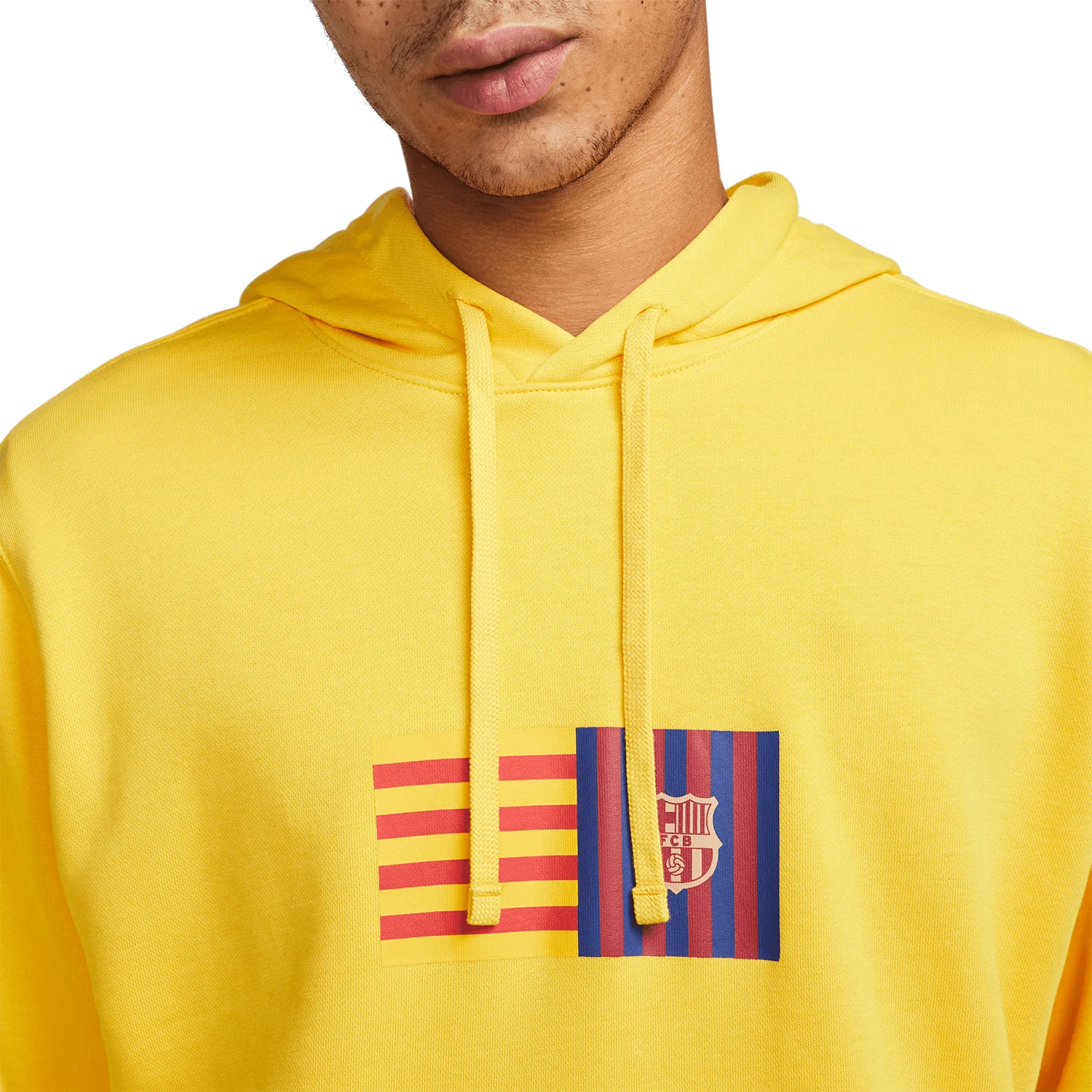 Nike FC Barcelona Men's Club Fleece Hoodie - Image 4