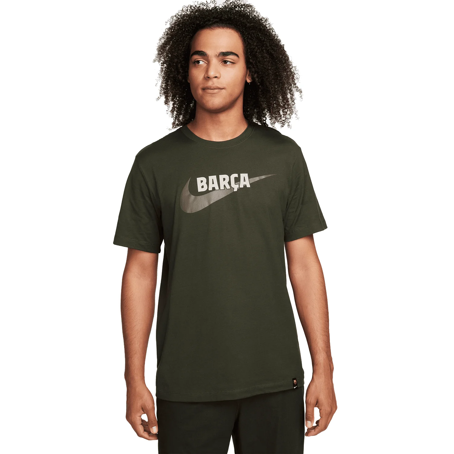 Nike FC Barcelona Men's Short Sleeve Swoosh Tee