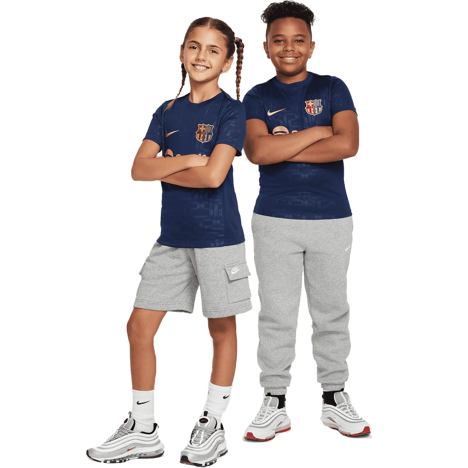 Nike FC Barcelona Yth Academy Pro SS Top - Image 4