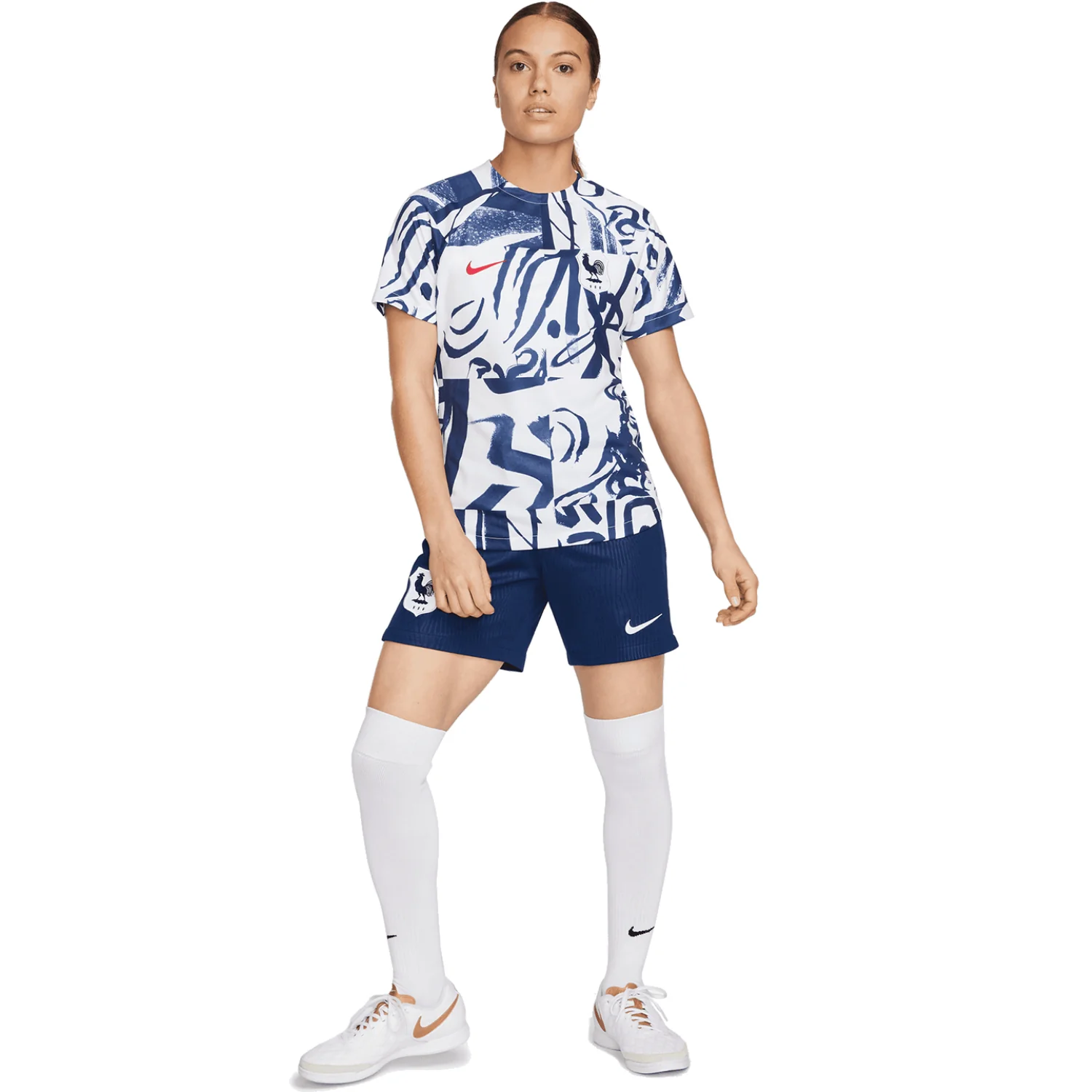 Nike France Women's Short Sleeve Academy Pro Pre-Match Top - Image 5