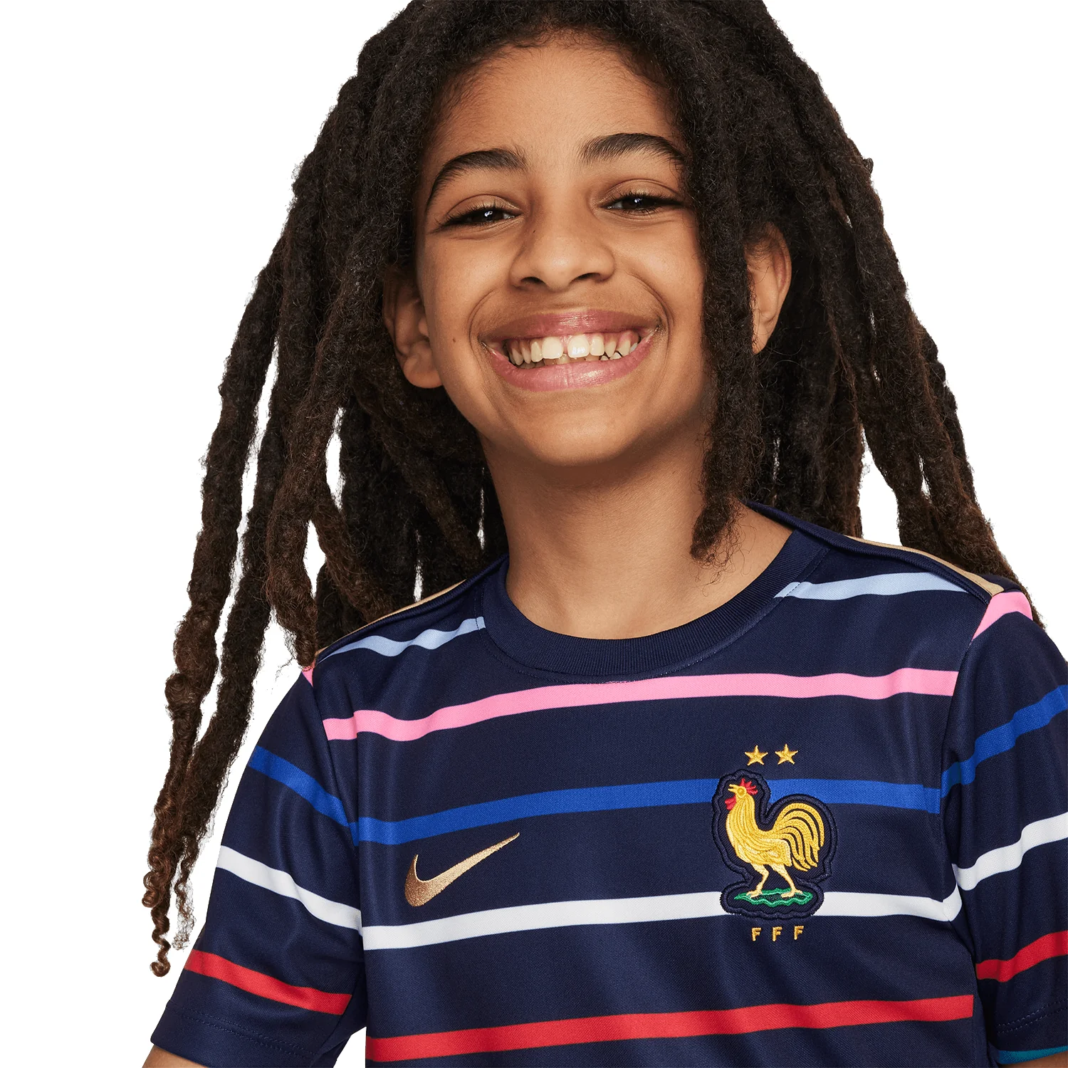 Nike France Youth Academy Pro Short Sleeve Pre-Match Top - Image 3