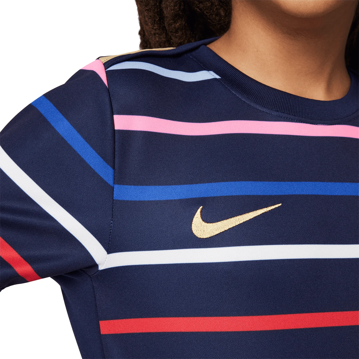 Nike France Youth Academy Pro Short Sleeve Pre-Match Top - Image 5