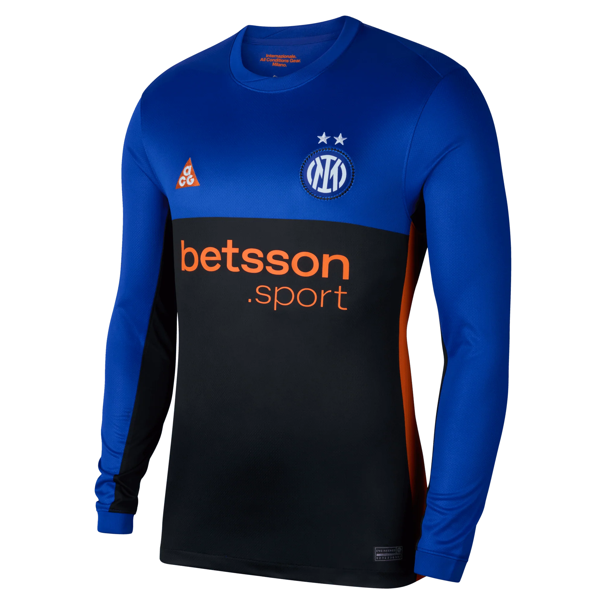 Nike x ACG Inter Milan 2026 Men's Long Sleeve Stadium Jersey