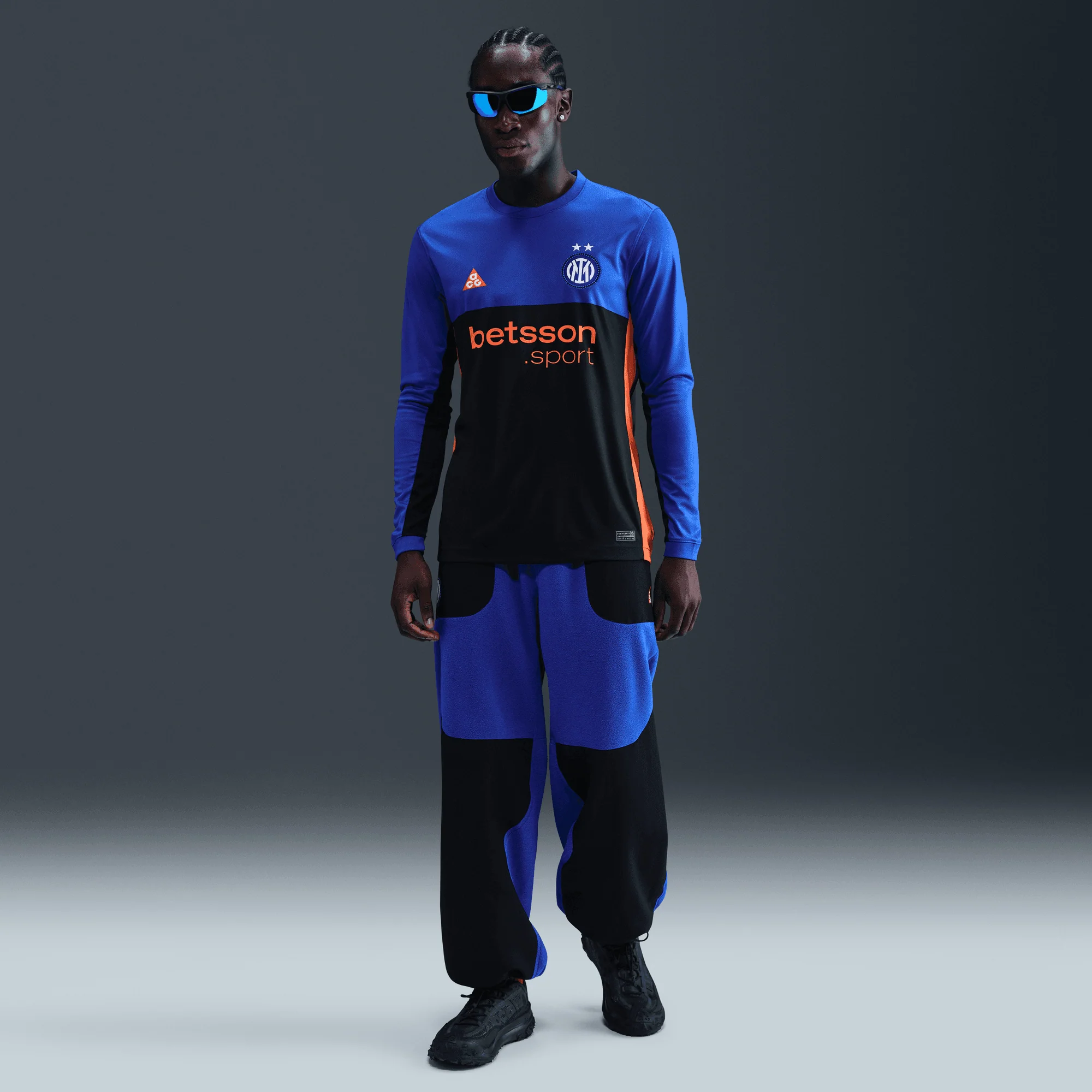 Nike x ACG Inter Milan 2026 Men's Long Sleeve Stadium Jersey - Image 4
