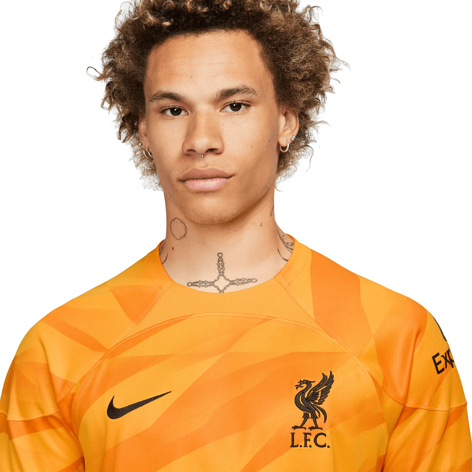Nike Liverpool FC 2023-24 Men's Short Sleeve Goalkeeper Jersey - Image 3