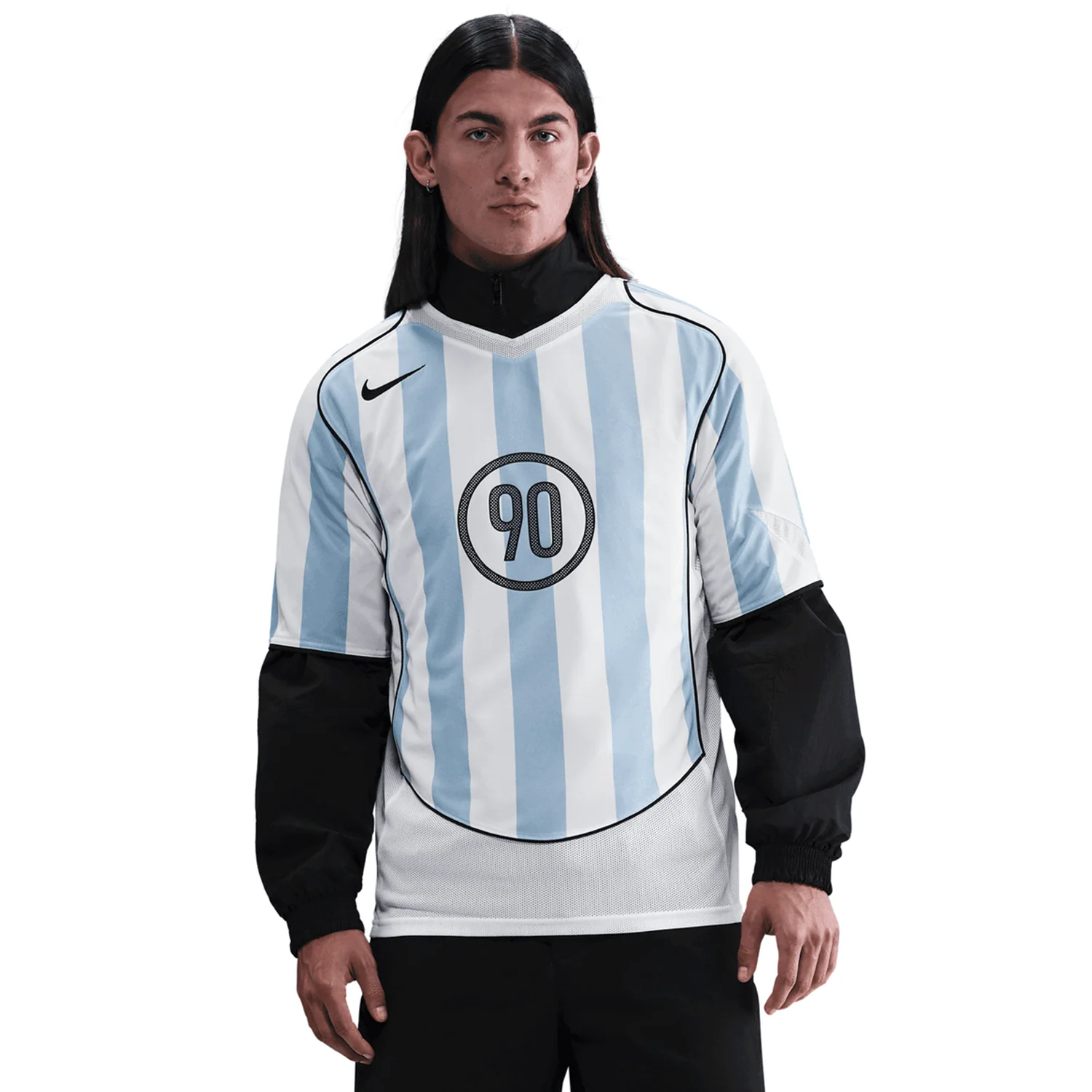 Nike Men's Total 90 Sky Blue/White Jersey - T90 Energy