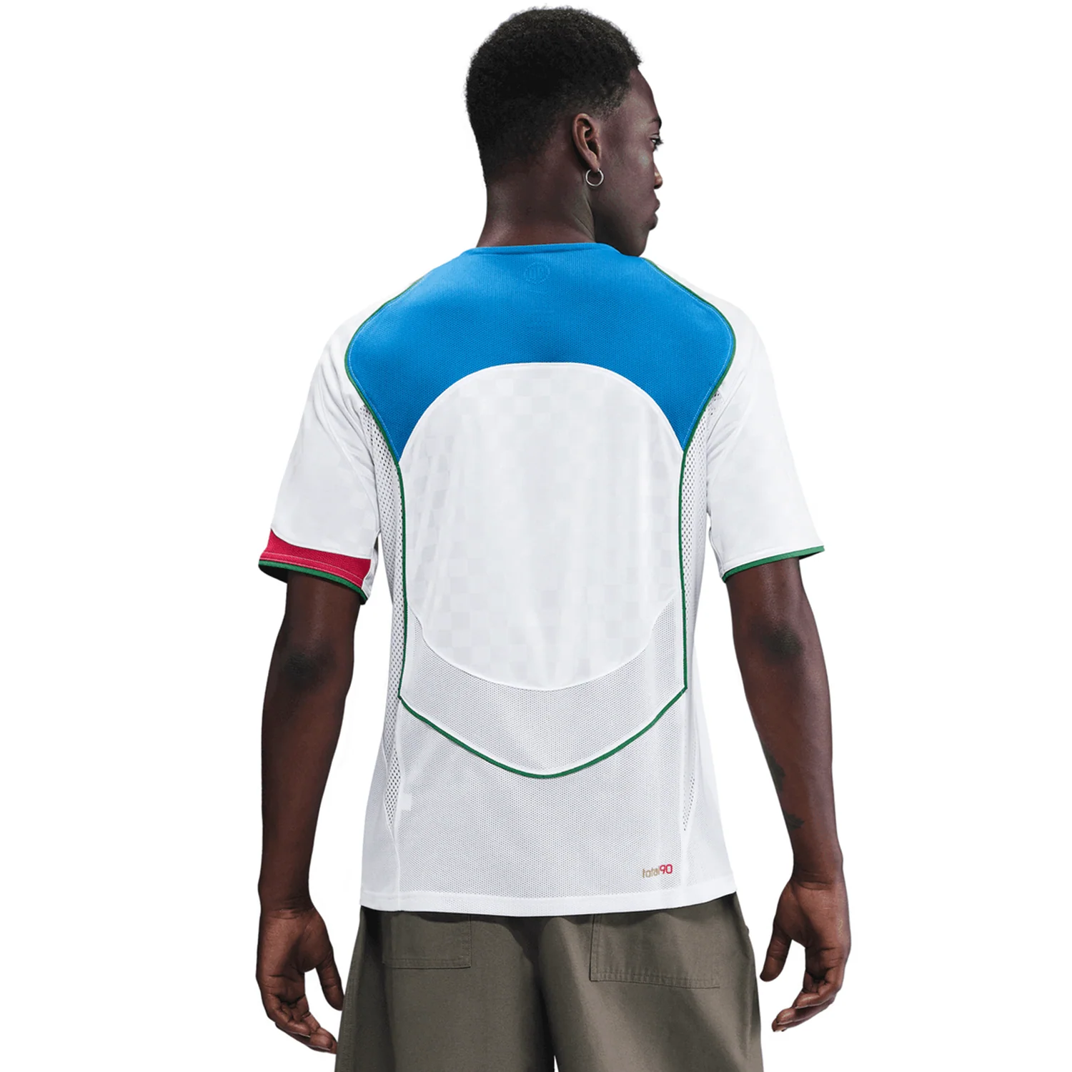 Nike Men's Total 90 White/Blue Jersey - T90 Energy - Image 2
