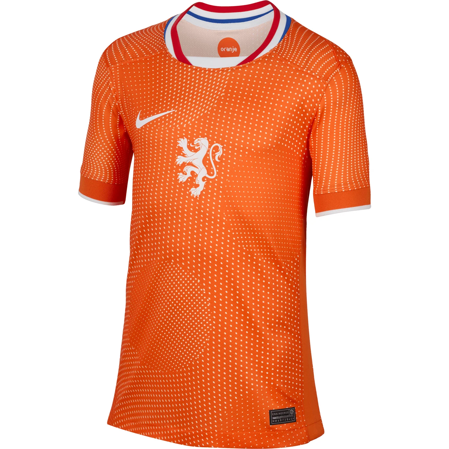 Nike Netherlands 2025 Youth Home Stadium Jersey