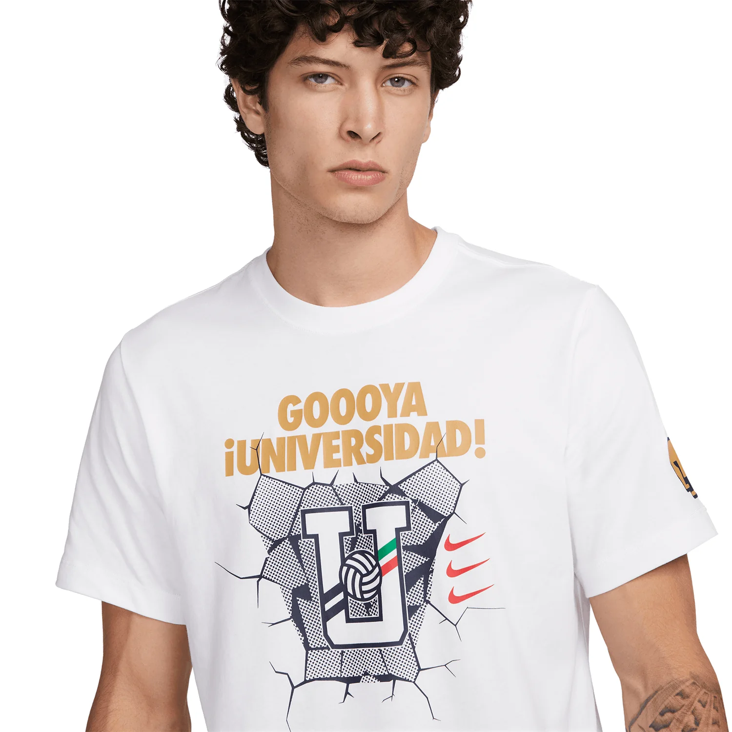 Nike Pumas Men's Short Sleeve Verbiage Graphic Tee - Image 3