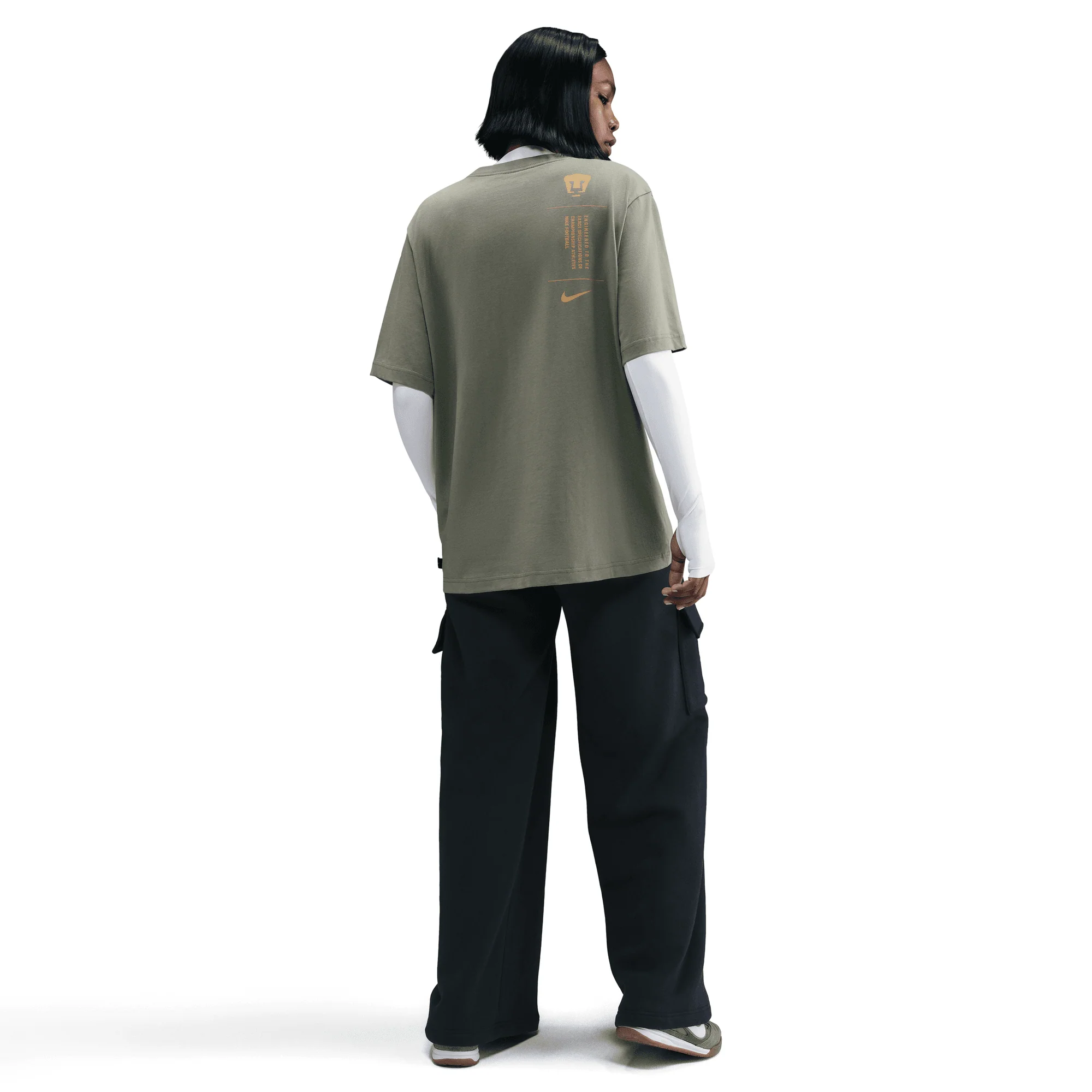 Nike Pumas Womens Peak Wordmark GX Tee - Image 4
