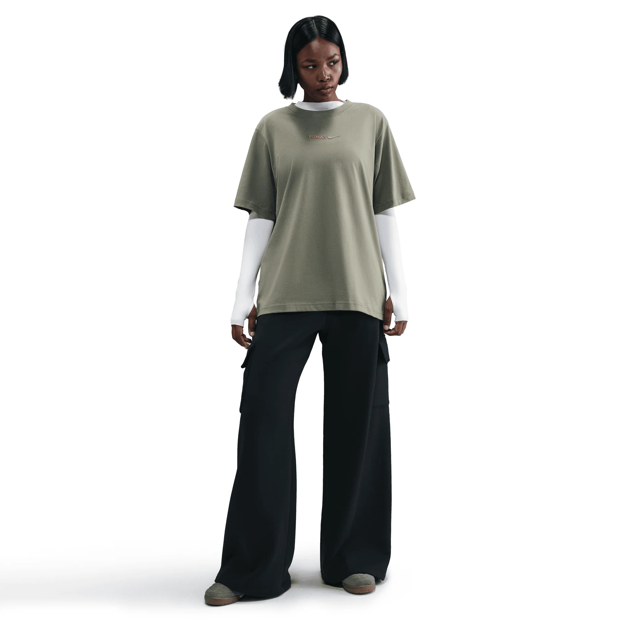 Nike Pumas Womens Peak Wordmark GX Tee - Image 5