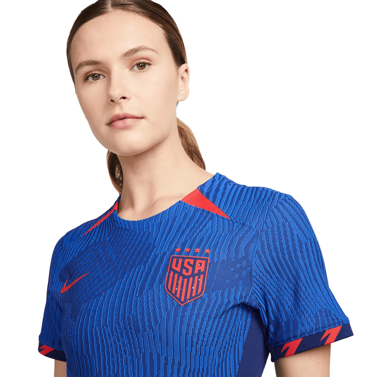 Nike USA 2023-24 Women's Away USWNT 4-Star Authentic Match Jersey - Image 3