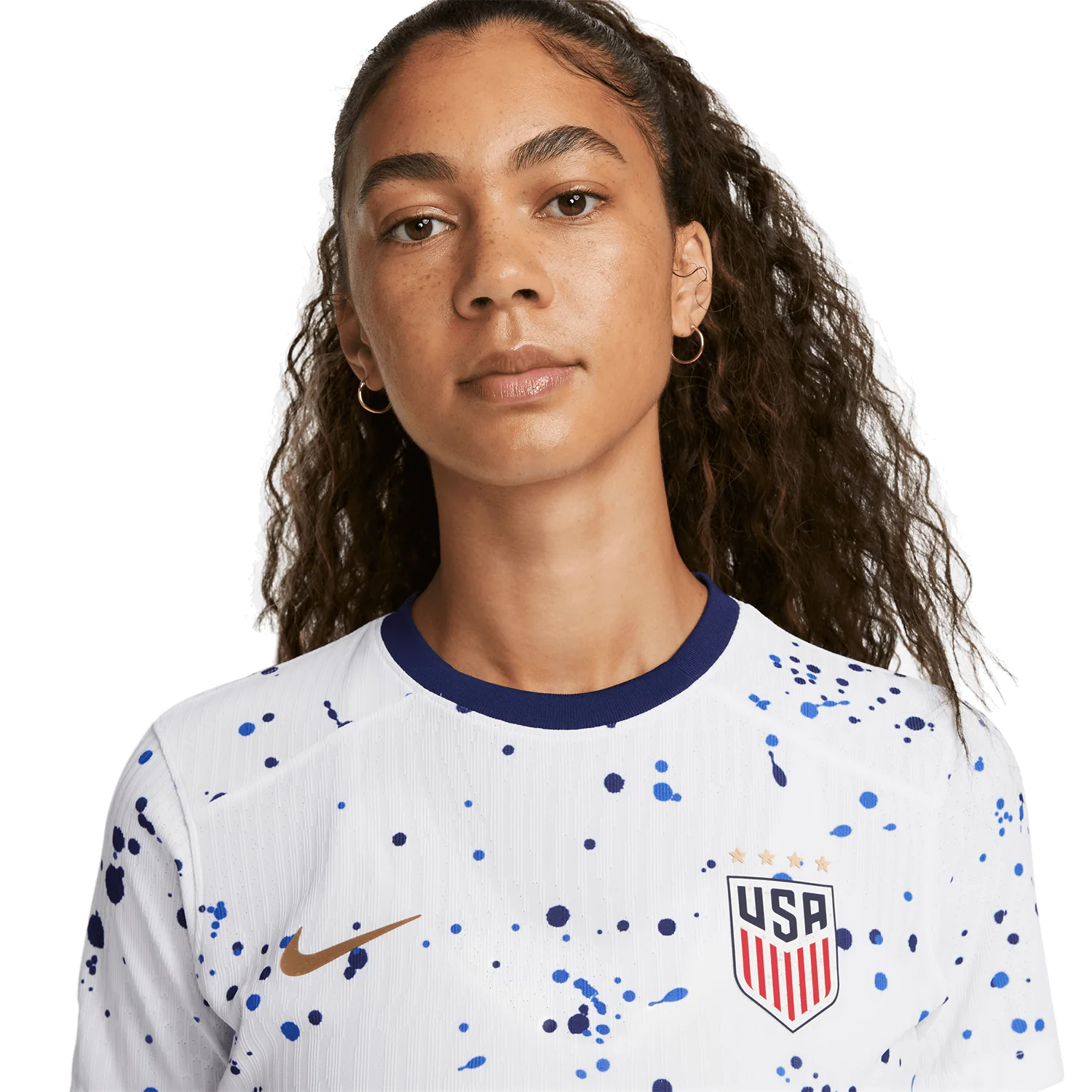 Nike USA 2023-24 Women's Home USWNT 4-Star Authentic Match Jersey - Image 3