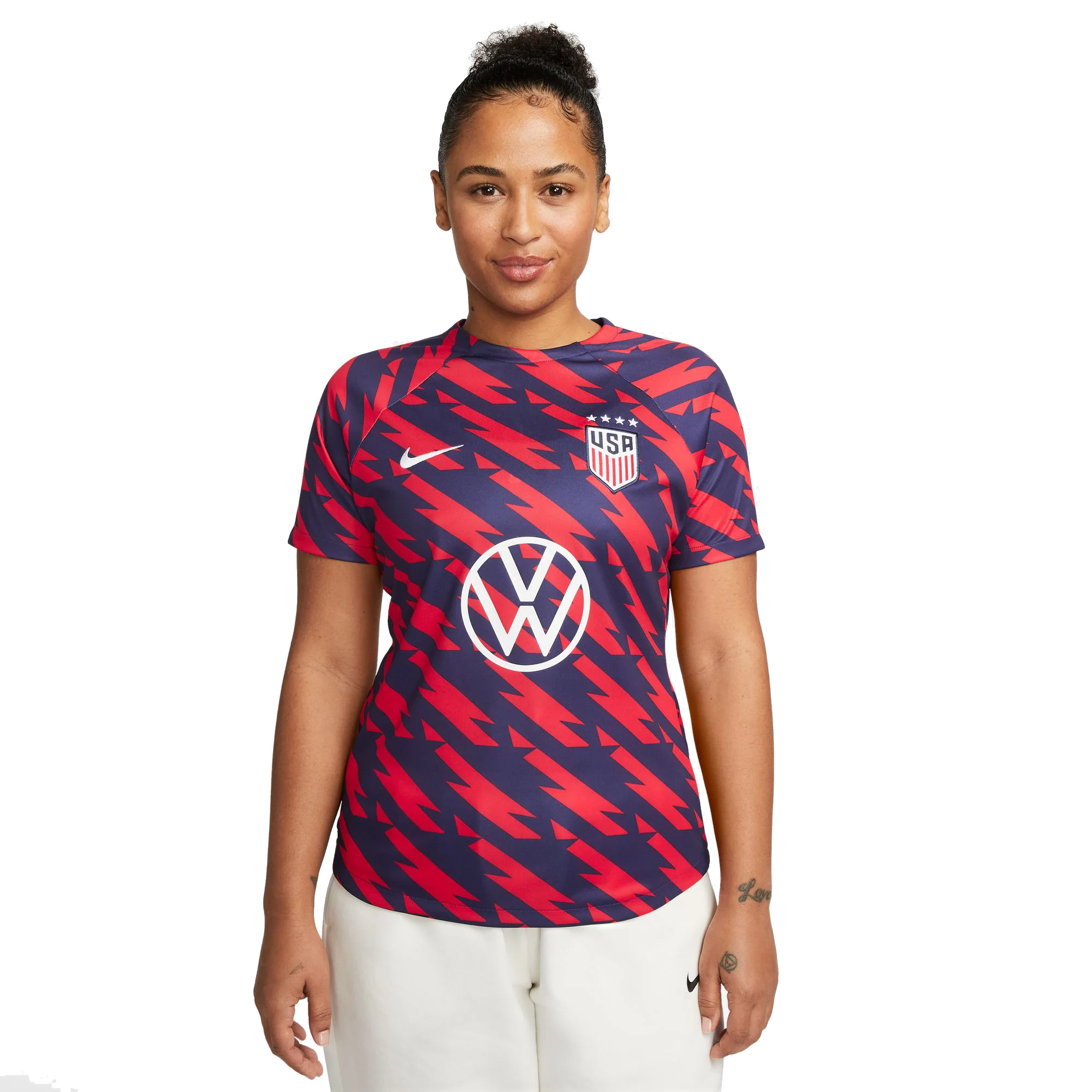 Nike USA Women's Academy Pro Short Sleeve Pre-Match Top