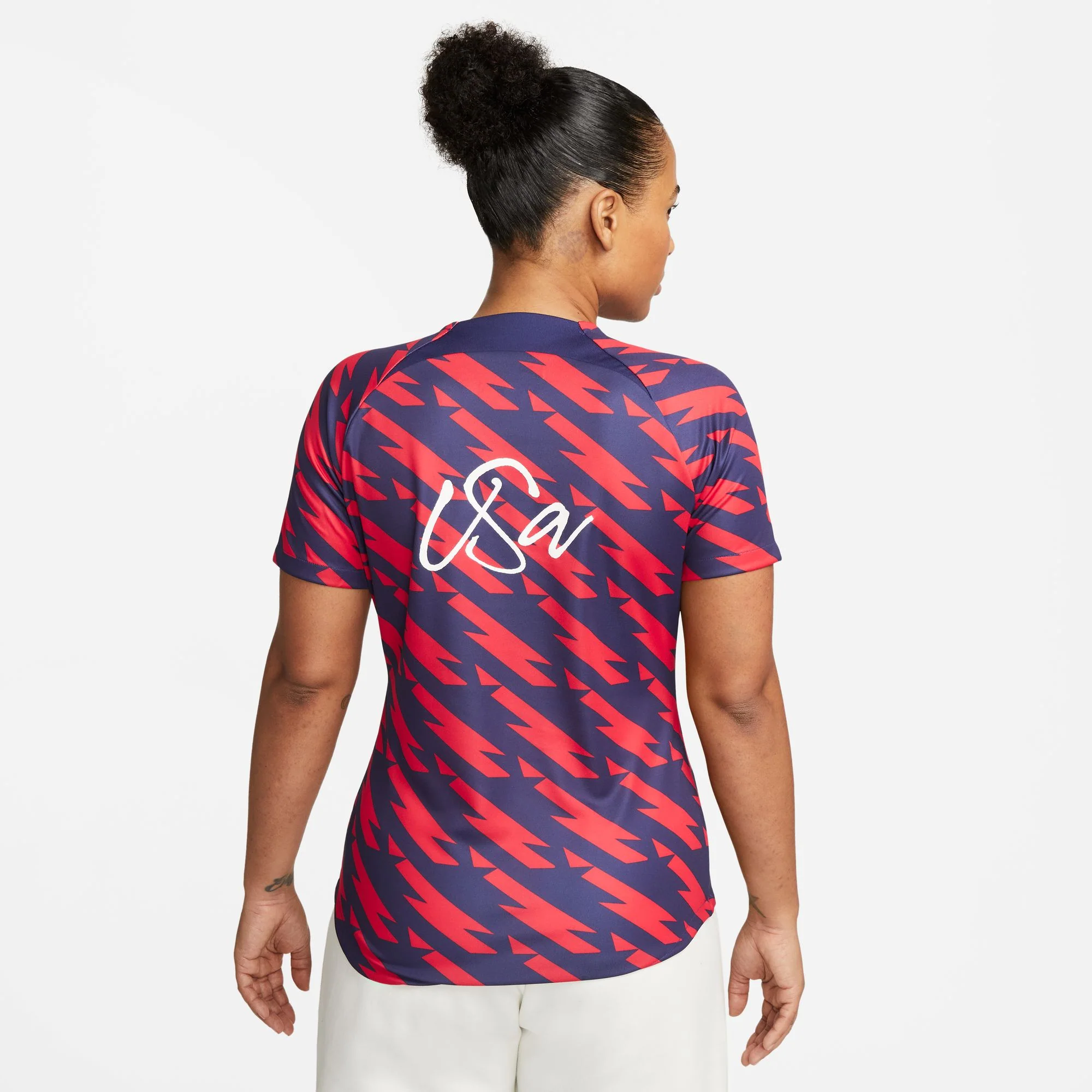 Nike USA Women's Academy Pro Short Sleeve Pre-Match Top - Image 2