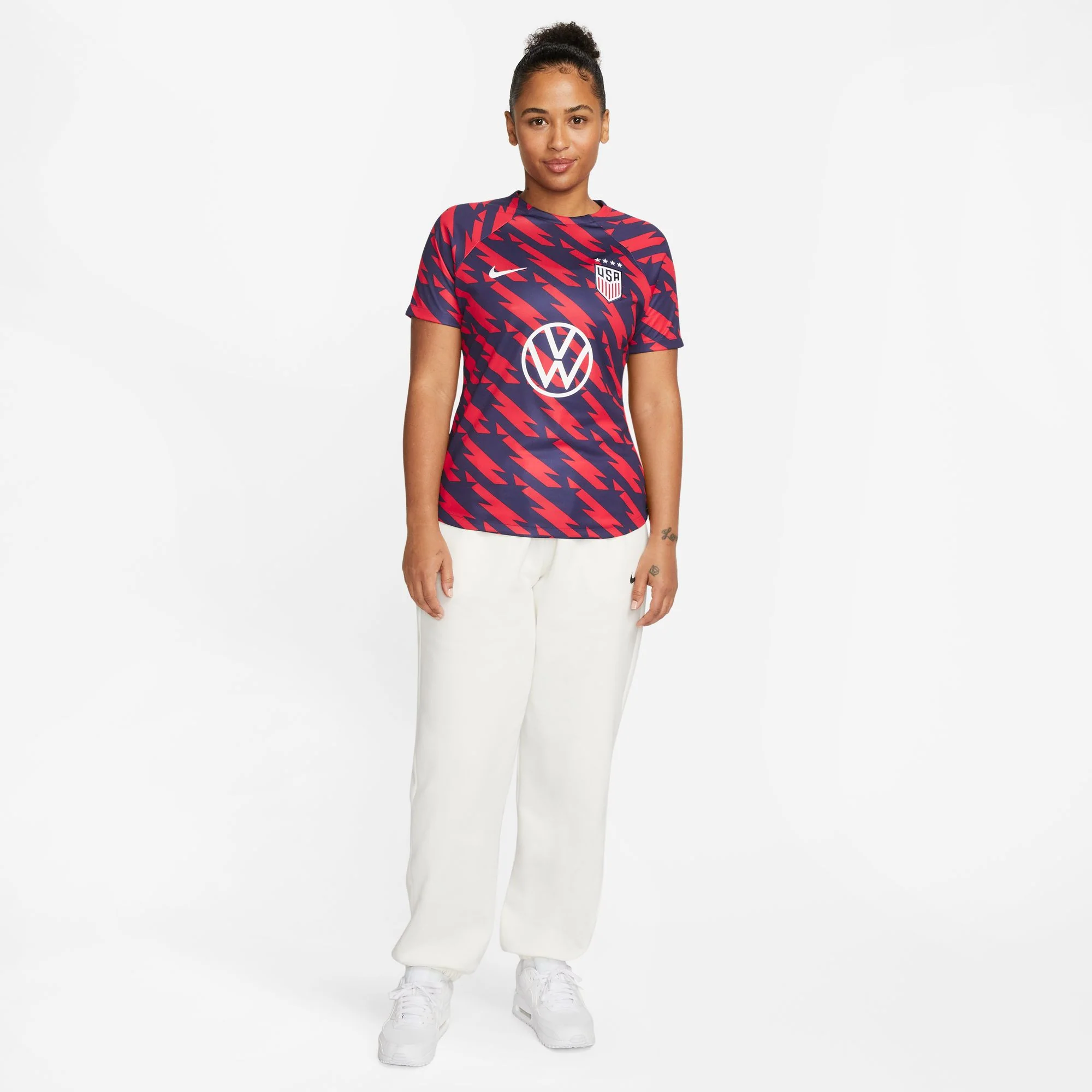 Nike USA Women's Academy Pro Short Sleeve Pre-Match Top - Image 5