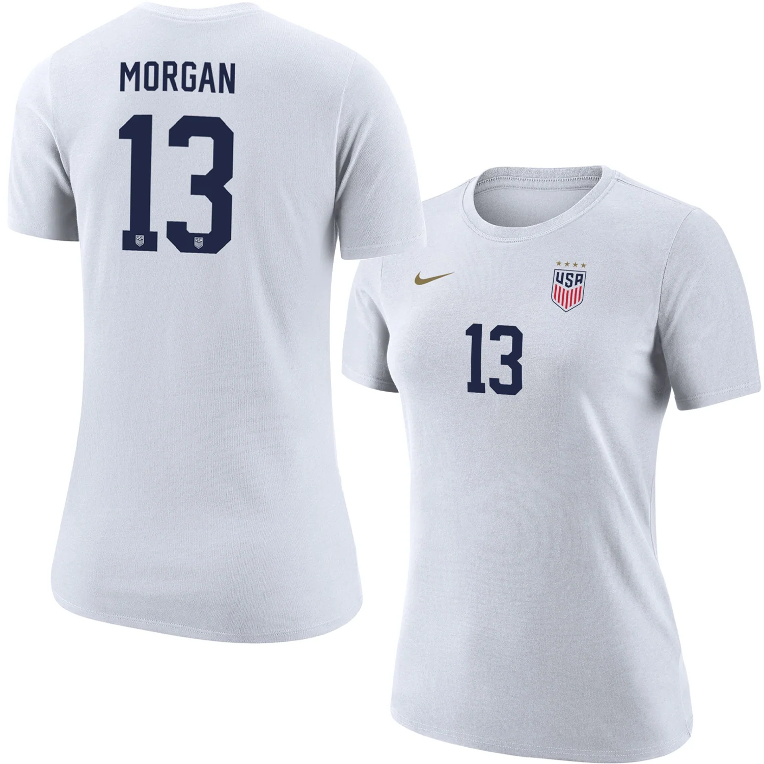 Nike Women's USWNT 2023 Alex Morgan #13 Home T-Shirt