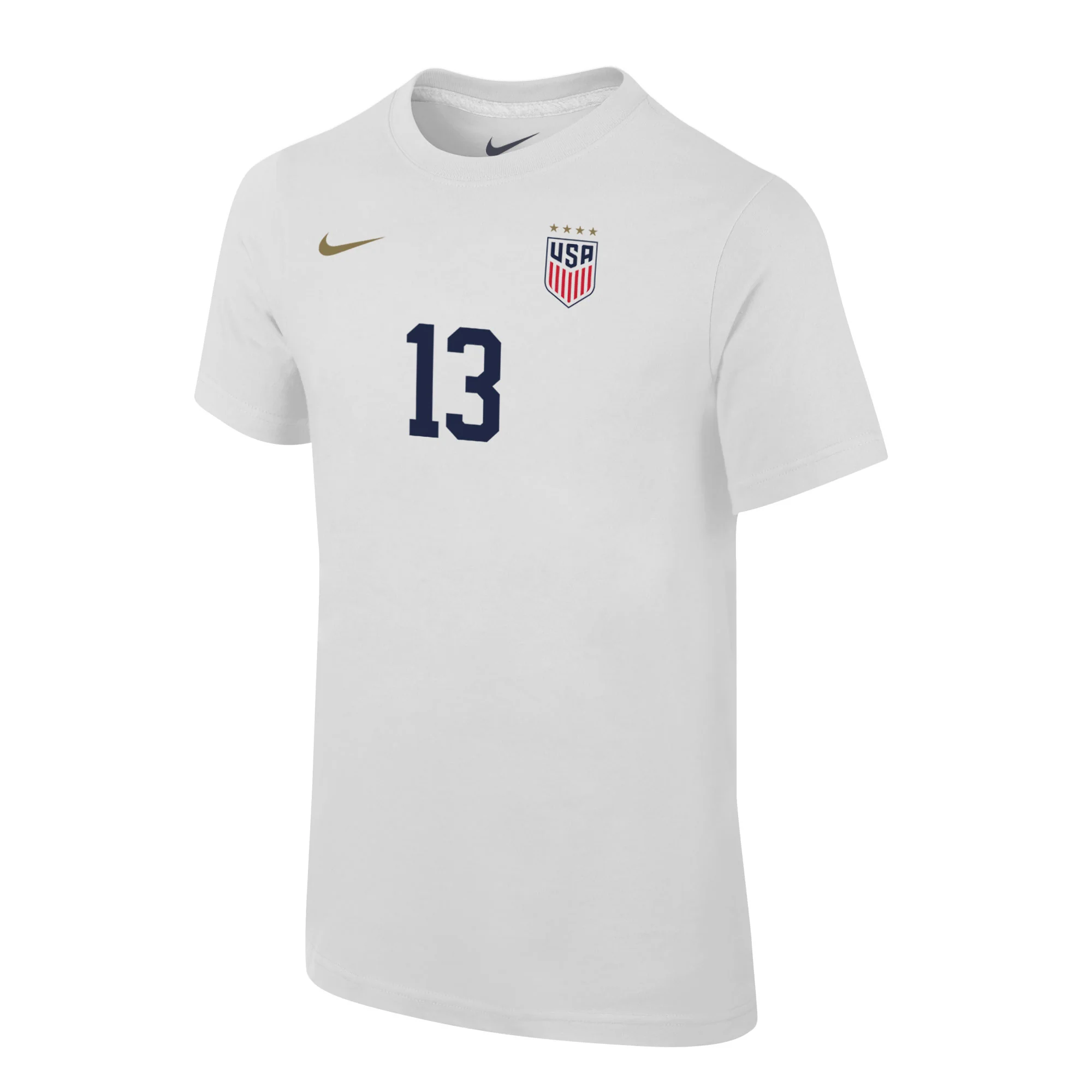Nike Youth USWNT 2023 Alex Morgan #13 Home T-Shirt - Image 3