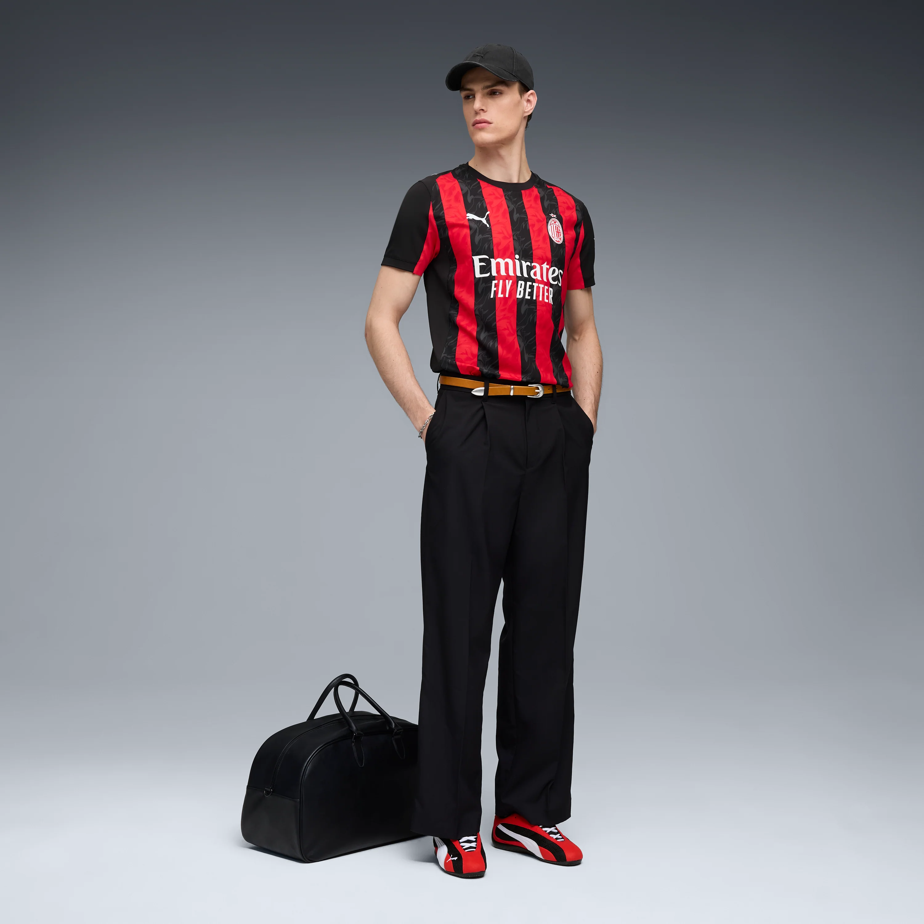 Puma AC Milan 2025-26 Men's Home Authentic Match Jersey - Image 5