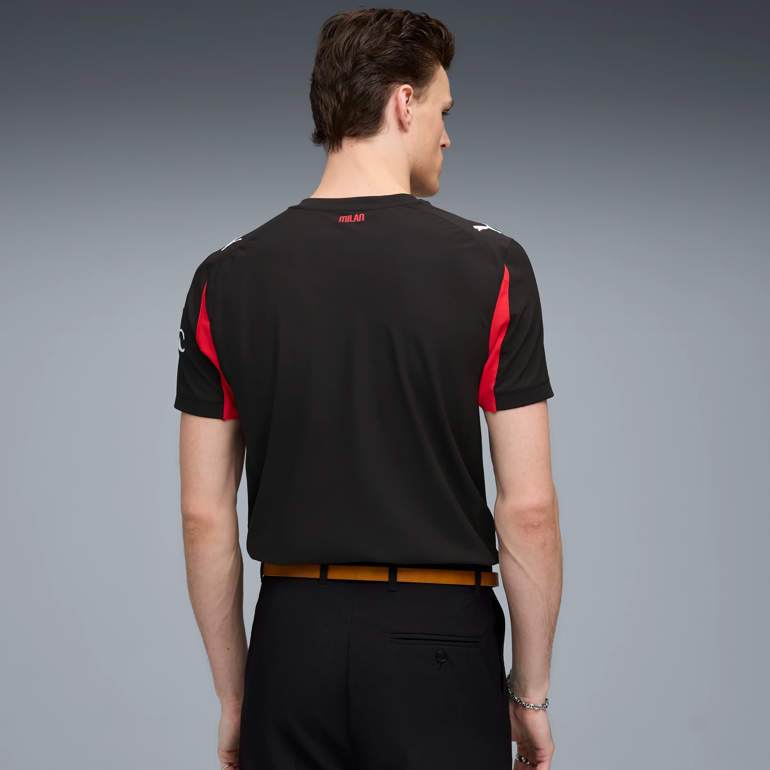 Puma AC Milan 2025-26 Men's Home Authentic Match Jersey - Image 6