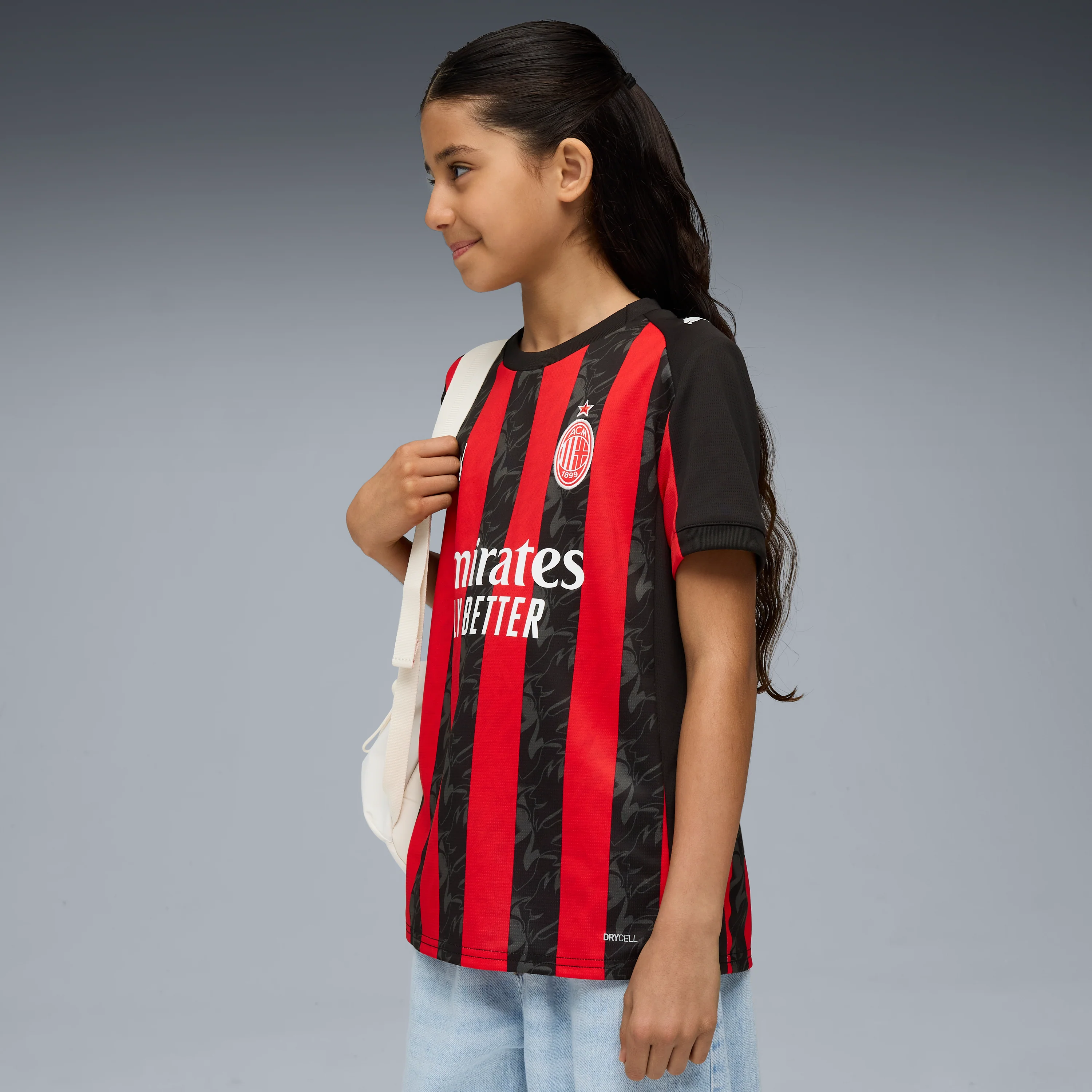 Puma AC Milan 2025-26 Youth Home Stadium Jersey - Image 3