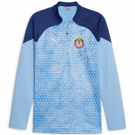 Puma Chivas Men's Quarter-Zip Training Fleece Jacket - Image 3