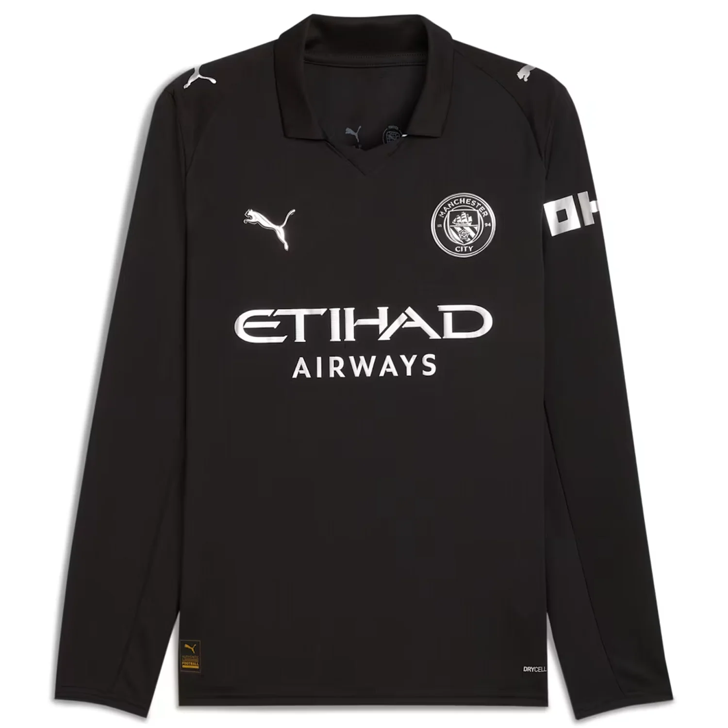 Puma Manchester City 2025-26 Men's Long Sleeve Away Stadium Jersey
